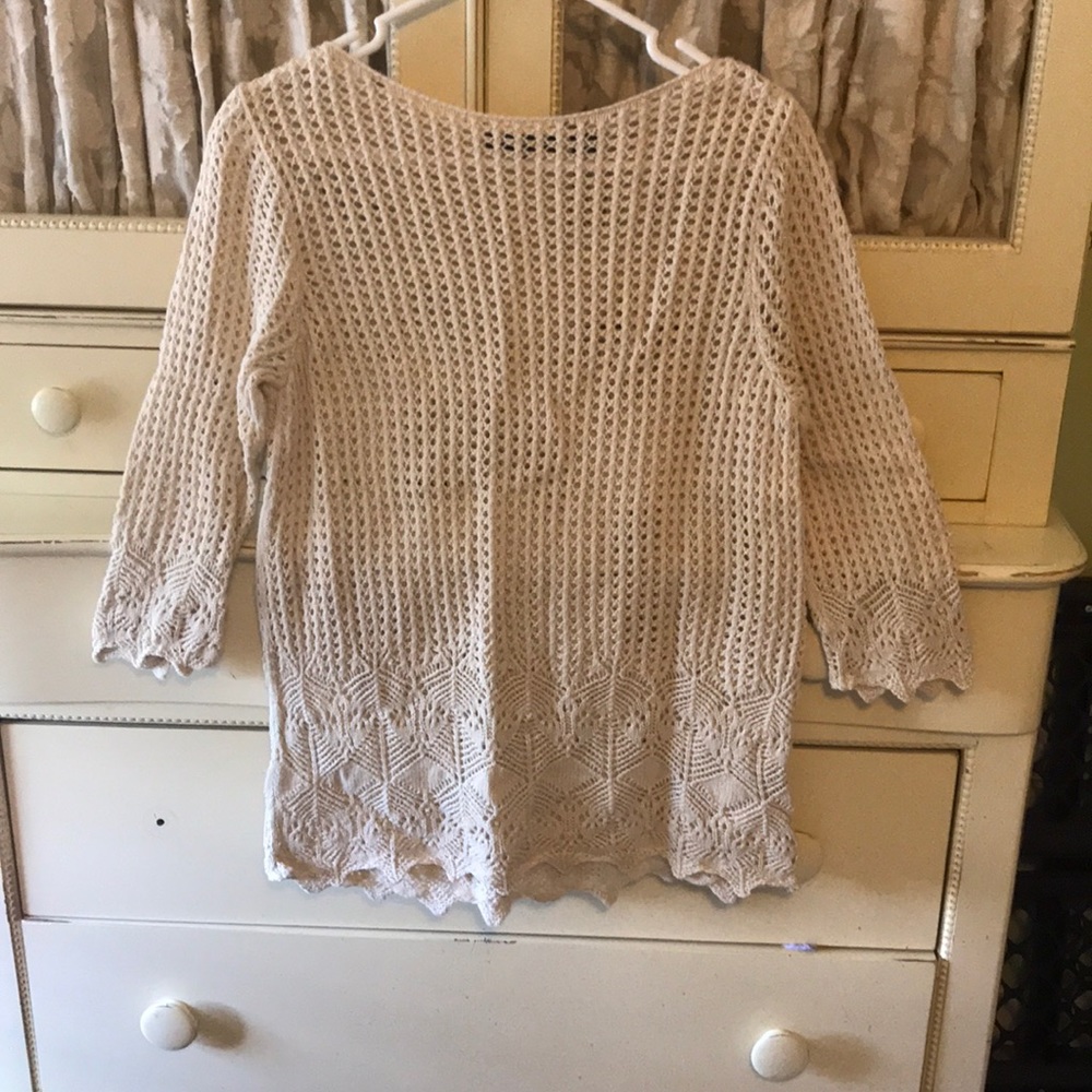 Cream sweater